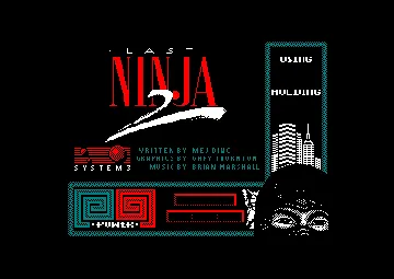 Last Ninja 2 (UK) (2 faces) (1988) screen shot title